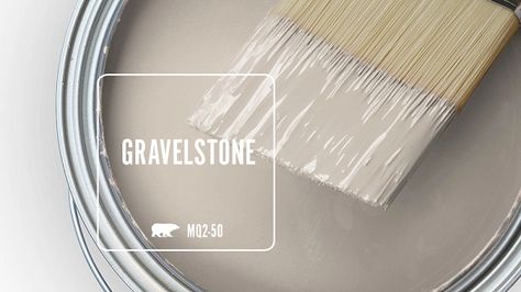 GRAVELSTONE MQ2-50 | Behr Paint Colors Behr Color Palettes, Behr Colors, Behr Paint Colors, Paint Color Inspiration, House Color Palettes, Behr Paint, Paint Color Schemes, Neutral Paint Colors, Pallet Painting