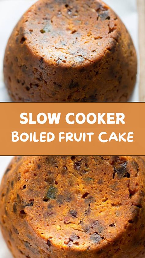 Slow Cooker Boiled Fruit Cake Boiled Fruit Cake Recipes, Slow Cooker Cake Recipes, Slow Cooker Cake, Boiled Fruit Cake, Banana Cake Recipe Easy, Cinnamon Tea Cake, Tea Loaf, Fruit Pudding, Tea Cakes Recipes