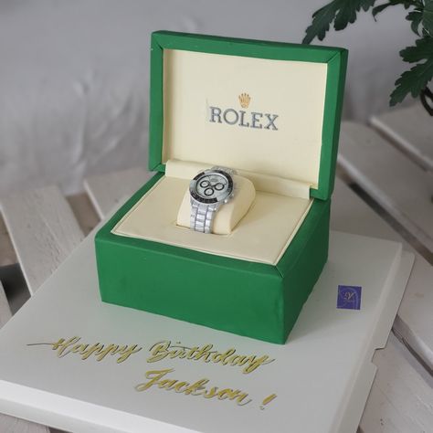 Rolex Cake, Man Cakes, Cake Design For Men, Glam Birthday, 31st Birthday, Cakes For Men, Birthday Dinners, Sweet Candy, Box Cake