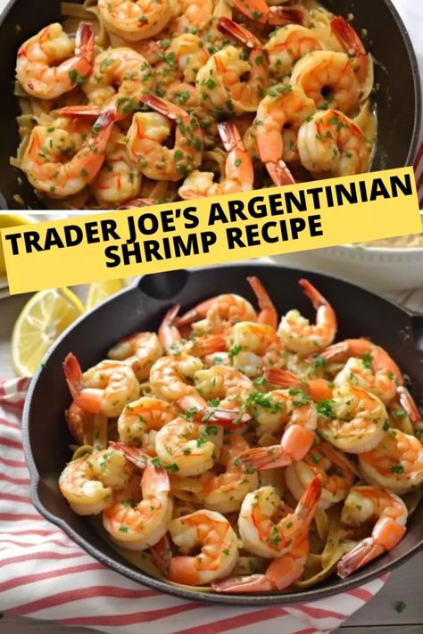 Best Trader Joe’s Argentinian Shrimp Recipe Trader Joe’s Argentinian Red Shrimp Recipe, Argentine Shrimp Recipe, Argentinian Shrimp Recipe, Argentinian Shrimp, Shrimp Pasta Recipe, Salad Appetizer Cups, Trader Joes Recipes, Marinated Shrimp, Paleo Meals