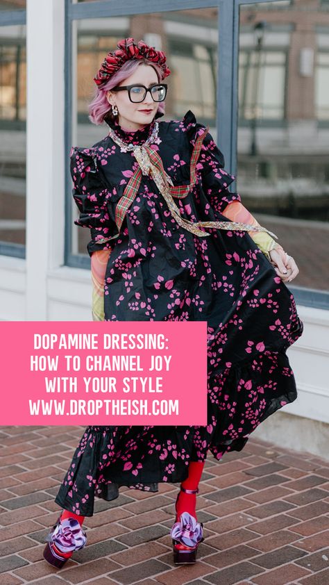 Dopamine Dressing: How To Channel Joy With Your Style Dopamine Dressing Outfit, Dopamine Dressing, Grey Home Decor, Style Muse, Mood Boosters, Metallic Shoes, Family Heirloom, Blake Lively, Pick One