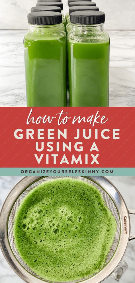 Vitamix Juice Cleanse, At Home Green Juice, Blended Green Juice, Green Juice Vitamix Recipes, Vitamix Breakfast Smoothie, Vitamix Juice Recipes Healthy, Vitamix Dessert Recipes, Vitamix Green Juice, Vitamix Juicing Recipes