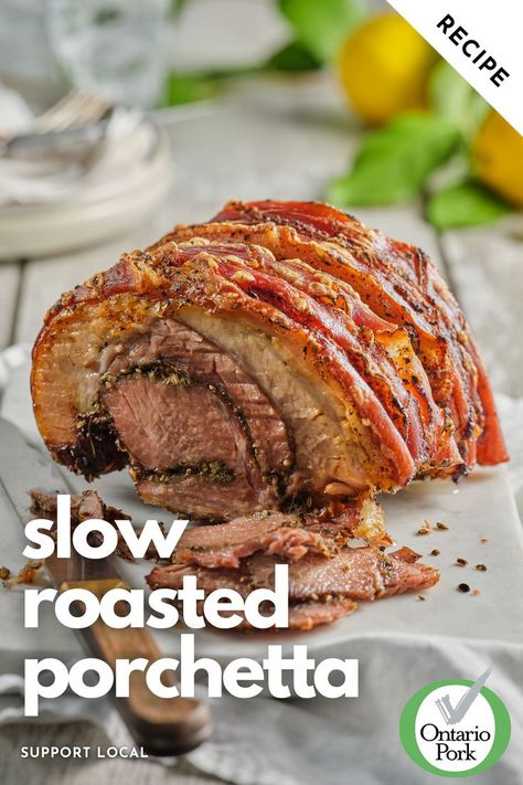 Porchetta Roast, Porchetta Recipe, Porchetta Recipes, Crockpot Pork Roast, Best Pork Recipe, Pork Belly Recipes, Pork Roast Recipes, Crockpot Roast, Slow Roast