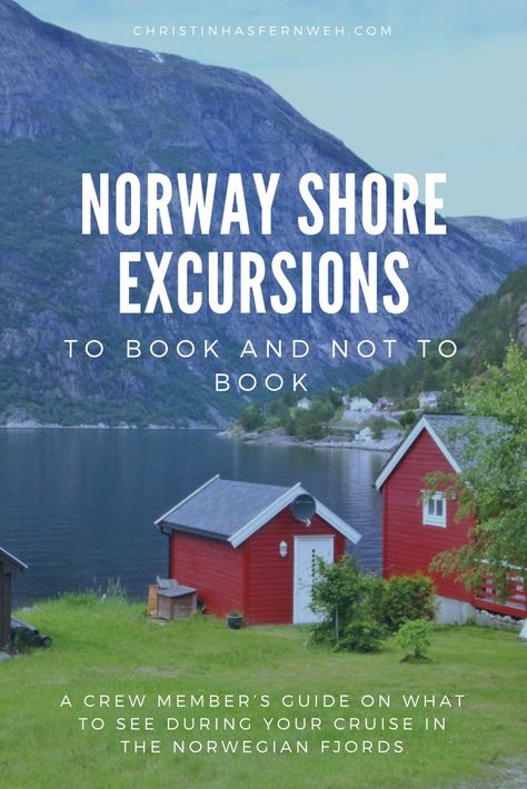 A cruise ship crew member´s advice on what shore excursions you should book when in southern Norway and which ones you can skip without missing out! #Norway #cruise #shoreexcursions #fjord Southern Norway, Norway Vacation, Norway Cruise, European Cruises, Norway Fjords, North Europe, Cruise Europe, Cruise Excursions, Light Travel