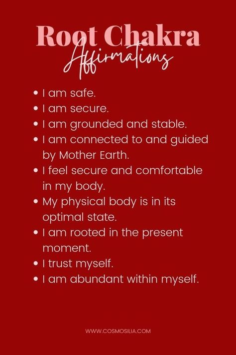 Root Chakra Grounding, Root Chakra Balance, Root Chakra Opening, Root Chakra Work, Root Chakra Breathing, Affirmations For Root Chakra, How To Open Root Chakra, First Chakra Healing, Chakra Balancing Affirmations