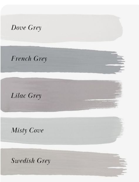 Dove Grey Paint Color, Living Room Paint Palette, Dove Grey Colour Palette, Grey Paint Room Ideas Bedrooms, Dove Grey Cabinets, Purplish Gray Paint, Soft Grey Paint Colors, Paint For House Interior Color Schemes, Grey Bedroom Palette