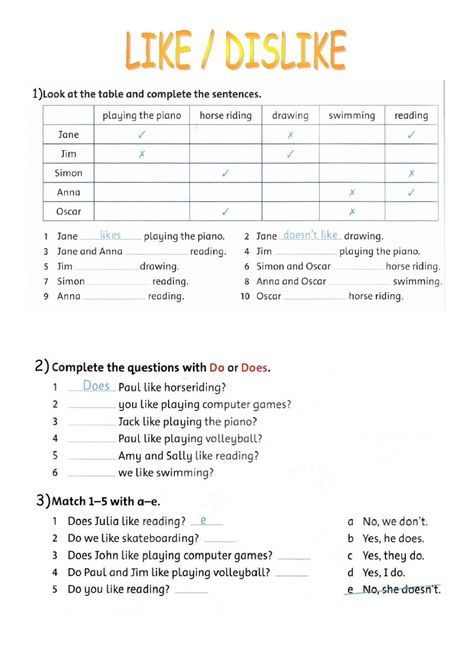 Like - dislike - Interactive worksheet Like Dislike Worksheets, Like Likes Worksheet, Likes And Dislikes Worksheets, Like And Dislike, English Quiz, Gravesite Decorations, English Grammar Rules, Grammar For Kids, English Teaching Materials