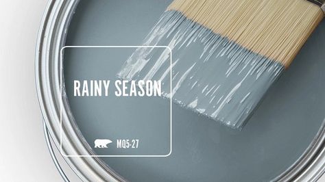 RAINY SEASON MQ5-27 | Behr Paint Colors Rainy Season Behr Paint, Behr Paint Colors Grey Living Rooms, Lunar Surface Behr Paint, Best Behr Blue Paint Colors, Laundry Room Paint Colors Behr, Behr Blue Gray Paint Colors, Best Basement Paint Colors, Farmhouse Colours, Blue Behr Paint