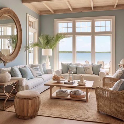 Beach House Living Room, Beach House Interior Design, Beach Necessities, Coastal Interiors Design, Baby Beach, Coastal Living Rooms, Kids Beach, Beach House Interior, Beach Hacks