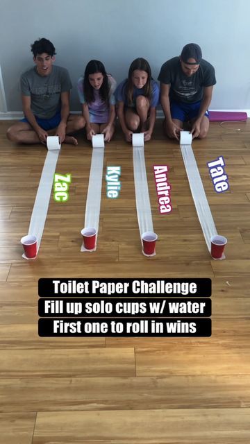 Tate&Family on Instagram: "TOILET PAPER CHALLENGE #challenge #familythings #family #fyp #reels #toiletpaperchallenge #viral #games" Toilet Paper Race Game, Toilet Paper Games For Adults, Family Challenge Games, Toilet Paper Games, Friday Activities, Family Challenges, 25th Bday, Pe Activities, Xmas Games