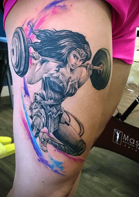 Woman Tattoo Ideas, Woman Tattoo Design, Wonder Woman Tattoo, Woman Tattoo, Tattoo Design Ideas, Tattoo On, Supergirl, Tattoo Design, Tattoos For Women