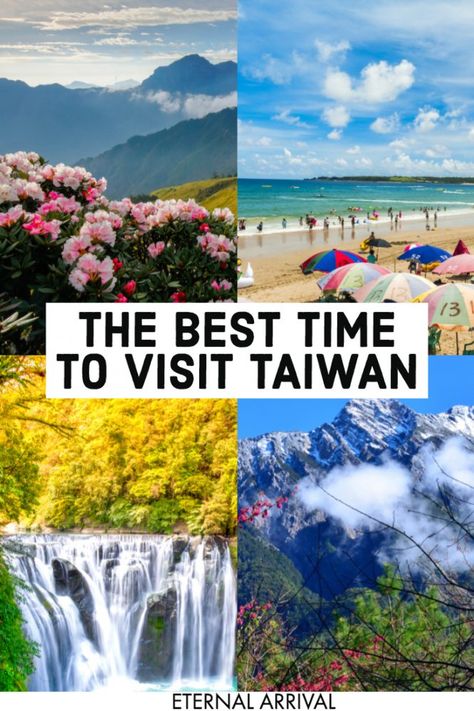 When's The Best Time to Visit Taiwan? Weather & Season Guide - Eternal Arrival Malta Beaches, Kaohsiung, Weather Seasons, Tainan, Bangkok Travel, Taiwan Travel, Cherry Blossom Season, Nature Hikes, Island Getaway