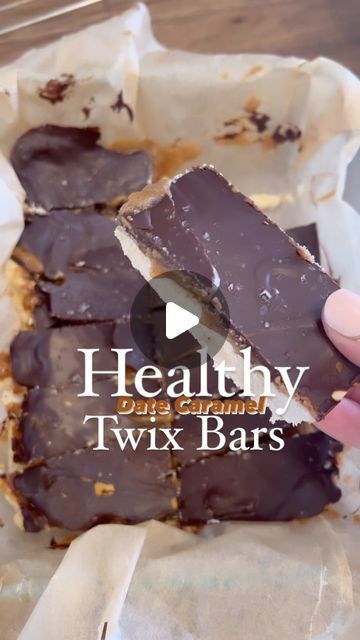 Amber Dawn Orton (ADO) on Instagram: "Healthy Date Caramel ‘Twix Bars’ 🍫🍯 

I’ve been trying to eat more dates this pregnancy and this was a perfect healthy treat to incorporate them in! 

This original recipe I saved and cannot find who it was from 😩 But I tweaked it a hair…

Preheat oven to 350°F.

Shortbread Cookie:
1 cup organic coconut flour
1/2 cup organic melted  coconut oil
1/4 cup pure maple syrup
Optional to add collagen protein ( I used one in the works for @proteanutrition )

Mix together the shortbread cookie ingredients to form a dough. Press the dough into a rectangular lined baking sheet. Bake for 10-15 minutes until edges are golden brown. Let cool for 5 minutes.

Date Caramel Sauce:
4-5 large soft organic pitted dates
1/4 cup organic melted coconut oil
1 tbs. Organic r Healthy Date Caramel, Date Caramel Sauce, Cookie Ingredients, Twix Bars, Date Caramel, Pitted Dates, Twix Bar, Dough Press, Shortbread Cookie