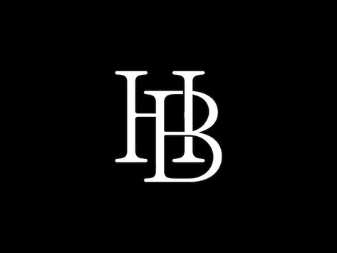 Hb logo with a black background | Premium Vector #Freepik #vector #graphic-design #logos #tech-logo #real-estate-logo Hb Logo, Calligraphy Fonts Alphabet, Tech Logo, Writing Code, Logo With A, Logo Real, Design Logos, Estate Logo, Dark Feminine