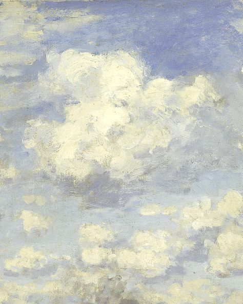 impressionism on Twitter: "Claude Monet's painting details… " Claude Monet, The Sky, Blue