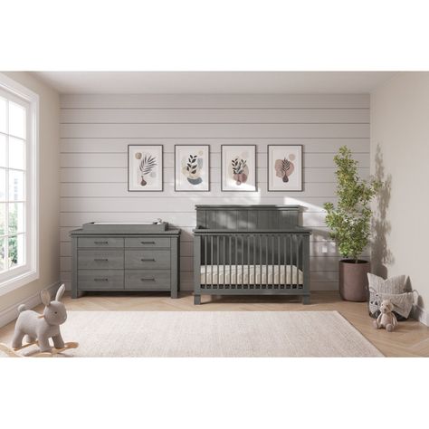 Denman 3 Piece Nursery Furniture Set Nursery With Grey Crib, Nursery Rustic, Grey Crib, Kids Products, Nursery Furniture Sets, Modern Nursery, Nursery Furniture, Rustic Modern, Furniture Set