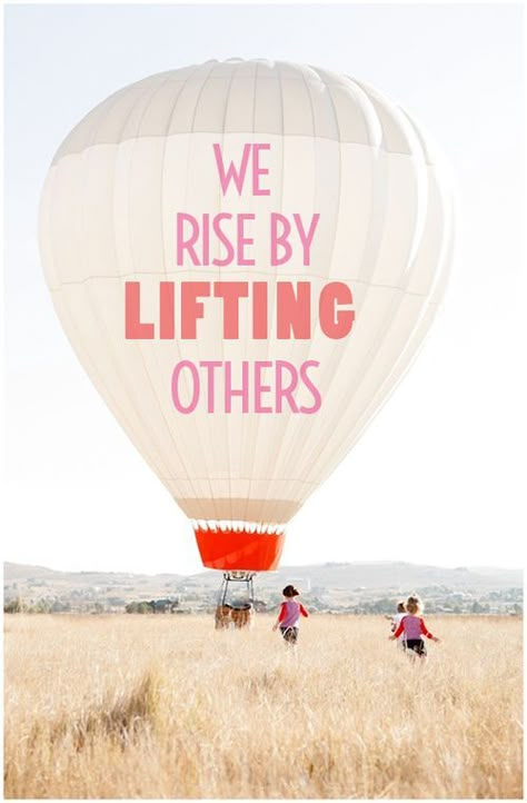 LOVING PINTEREST BECAUSE WE ARE ABLE TO DO THIS: "And let us consider how to stir up one another to love and good works... encouraging one another, and all the more as you see the Day drawing near," Hebrews 10:24-25. Genius Ideas, Quotable Quotes, Happy Thoughts, Two People, Hot Air Balloon, Air Balloon, Positive Thoughts, The Words, Great Quotes