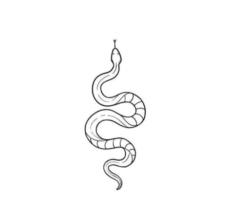 Simple Snake Tattoo Design, Snake Minimalist Tattoo, Small Snake Tattoo Design, Minimalist Snake Tattoo Simple, Minimal Snake Tattoo, Mini Snake Tattoo, Tattoos For Guys Unique, Simple Snake Tattoo, Slytherin Tattoo