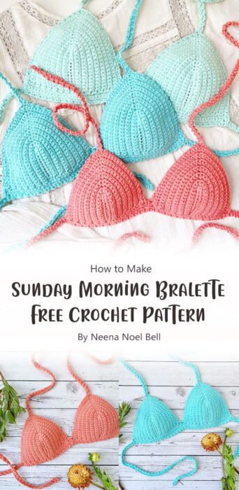 Lovely Bralette/Top Free Crochet Pattern Ideas - Carolinamontoni.com Crochet Bra Cups Pattern, Bra Crochet Pattern, Crochet Bralette Pattern Free, Crochet Bra Top Pattern, Crochet Bra Cup, Crochet Halter Top Pattern Free, Sunflower Granny Square Pattern, Crochet Bra Pattern, Sunflower Granny Square