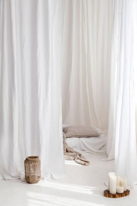 Slow Quotes, Soft Curtains, Routines Morning, Inner Freedom, Ruangan Studio, Extra Wide Curtains, White Linen Curtains, Quotes Beauty, Linen Curtain Panels