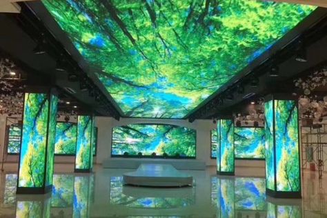 Tree Exhibition, Station Video, Experiential Marketing Events, Building Lobby, Interactive Walls, Video Display, Small Buildings, Event Exhibition, Led Screen