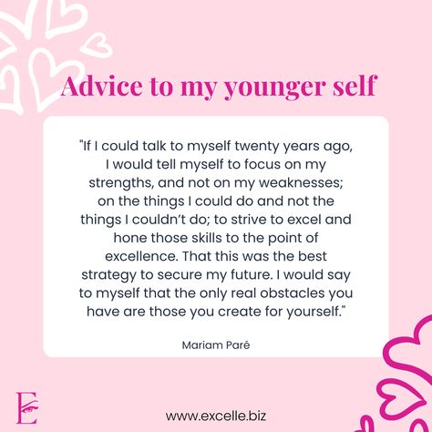 Advice For Younger Self, Advice To Younger Self, To My Younger Self, Younger Self, Mental Health Disorders, Journal Writing Prompts, Focus On Me, Self Care Activities, Birthday Messages