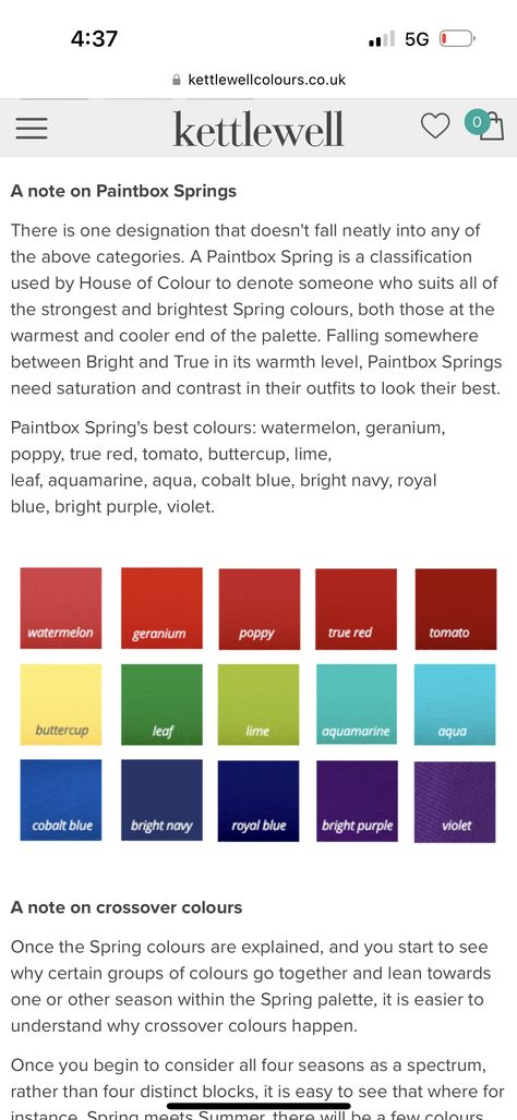 Paintbox Spring Color Palette, Paint Box Spring Color Palette, Paintbox Spring Outfits, Paintbox Spring House Of Colour, Paintbox Spring, Hoc Spring, House Of Colour Spring, Bright Spring Clothes, True Spring Colors