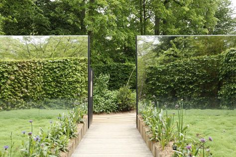 Australian Native Garden, Garden Mirrors, Wayfinding Signage, Garden Landscape Design, Skyfall, Outdoor Landscaping, Land Art, Modern Garden, Urban Garden