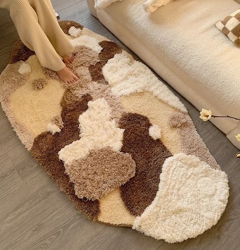 Moss Bedroom, Parisian Rug, Bedside Rug, Plush Area Rugs, Plush Carpet, Plush Rug, Shag Area Rug, Carpet Decoration, Abstract Rug