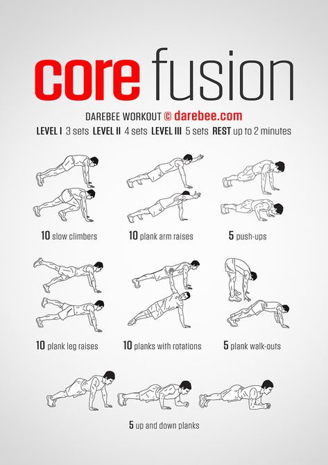 Core Fusion Workout Workout Plan For Men, Beginner Workouts, Ab Workout Men, Phil Heath, Plank Workout, Gym Workout Tips, Belly Workout, Hiit Workout, Workout For Beginners