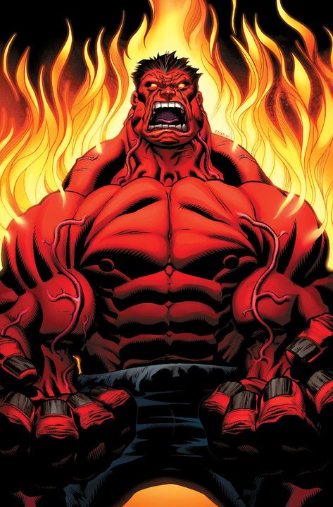 Red Hulk (Thaddeus Ross) - Marvel Comics Database Red Hulk Marvel, Hulk 2008, Hulk Artwork, Miss Hulk, Green Hulk, Hulk 1, Mike Deodato, Hulk Art, Hulk Comic