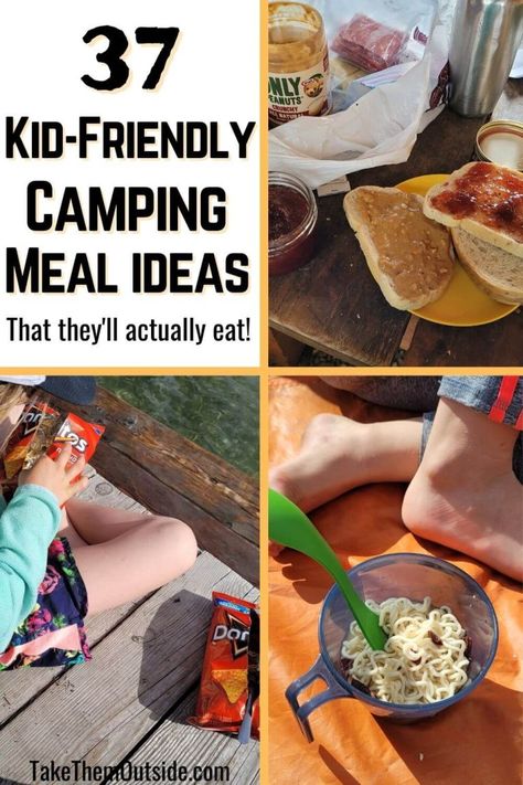 Family Camping Food, Simple Camping Food, Glamping Dinner, Kids Breakfast Ideas, Family Camping Meals, Food Ideas To Make, Easy Camping Dinners, Easy Campfire Meals, Camping Meals For Kids