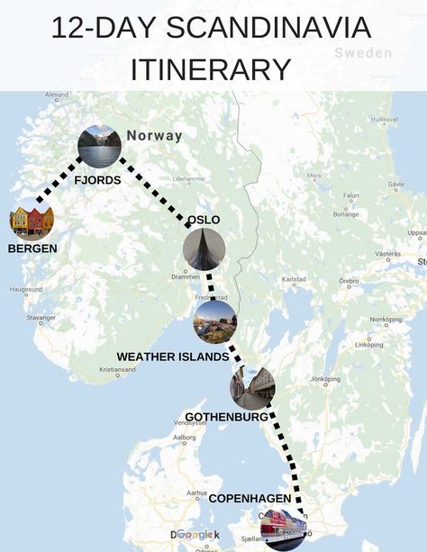 The ultimate Scandinavia itinerary - 12 full days, 6 fantastic stops Scandinavia Trip Itinerary, Scandinavia Itinerary, Scandinavia Trip, Norway Trip, Norway In A Nutshell, Norway Fjords, Alesund, Scandinavia Travel, Laptop Travel