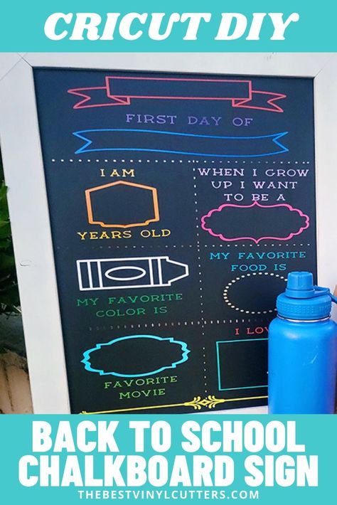 Back To School Signs, Chalkboard Diy, Back To School Chalkboard, First Day Of School Chalkboard, Back To School Sign, Diy Back To School, School Chalkboard, Chalkboard Sign, School Signs