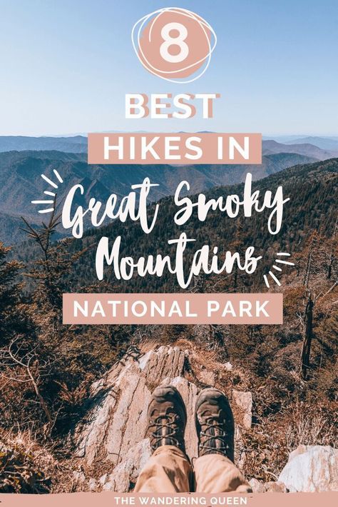 Smoky Mountain Hikes, Smoky Mountain Trails, Things To Do Camping, Chimney Tops, Smokey Mountains National Park, Smokey Mountains Vacation, Mountains Vacation, Clingmans Dome, Adventure Trips