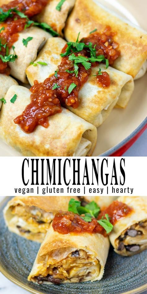 Easy Meatfree Dinners, Vegan Dinners For Family, Easy Dinner Recipes Vegetarian Mexican, Easy Mealprep Dinner, Vegetarian Recipes Family, Dinners The Whole Family Will Love, Fast Vegan Dinner Recipes, Vegetarian Mexican Lunch Ideas, Gluten Free Chimichanga Recipe