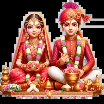 Wedding Images Indian, Indian Bride Vector, Marriage Animation, Marriage Day Images, Wedding Couple Vector, Marriage Background, Couple Png Image, Editing Assets, Bride Illustration