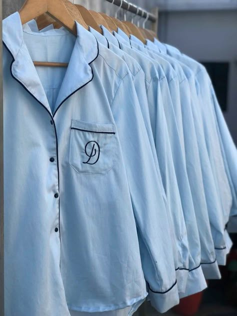 Pajama Shirt Sets with Group Discount , Set of 5, Set of 7, Set of 9, Set of 11, Set of 15, Bridesma Bridal Party Pjs Birdy Grey, Bridesmaid Flannel Shirts Blue, Blue And White Bridesmaid Robes, Cheap Light Blue Sleepover Set, 2022 Bridesmaids Gifts, Bridesmaid Gifts 2022, Bride Squad Shirt, Bridesmaid Pajamas, Monogrammed Pajamas