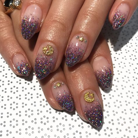 Nail Designs With Glitter, Glitter Ombre Nails, Glitter Tears, Pink White Nails, Ombré Nails, Ombre Nail, Ombre Nails Glitter, Ombre Nail Designs, Glamorous Nails