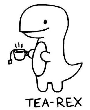 T Rex Doodle, Tea Rex Drawing, Tea Rex, Doodle Drawings, Tattoo Ideas, Coloring Pages, Doodles, Sketch, Tattoos