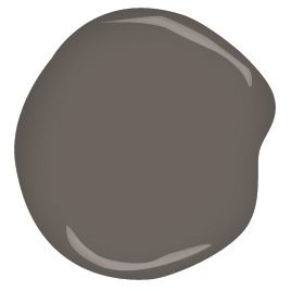 Office - Benjamin Moore coachman's cape® Paint Color Details City Shadow, Basement Wall Colors, Accent Wall Colors, Farmhouse Paint Colors, Gray Paint, Bedroom Wall Colors, Accent Wall Bedroom, Aura Colors, Paint Colours