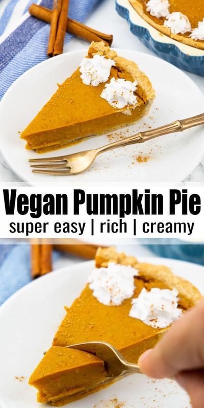 Vegan Diner, The Best Pumpkin Pie, Vegan Pumpkin Pie Recipe, Canned Pumpkin Recipes, Vegan Pumpkin Recipes, Pumpkin Recipes Healthy, Best Pumpkin Pie, Vegan Pumpkin Pie, Pie Pumpkin