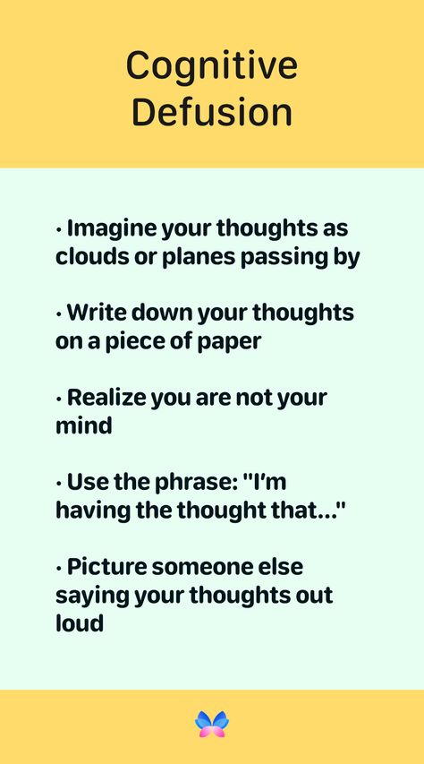 Cognitive Defusion, Emotional Agility, Clinical Social Work, Cognitive Dissonance, Counseling Activities, Good Mental Health, Cognitive Behavioral Therapy, Behavioral Therapy, Mental And Emotional Health