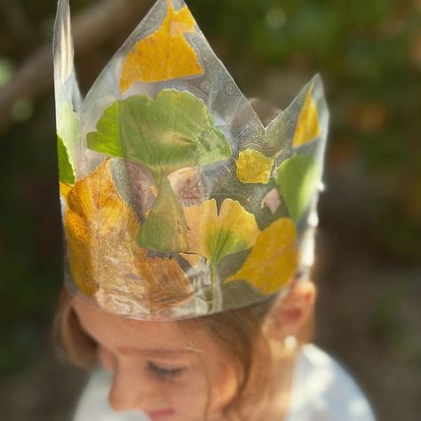 Autumn Crown, Leaves Crown, Waldorf Preschool, Nature Crown, Garden School, Crown Images, Crown For Kids, Leaf Crown, Fairy Crown