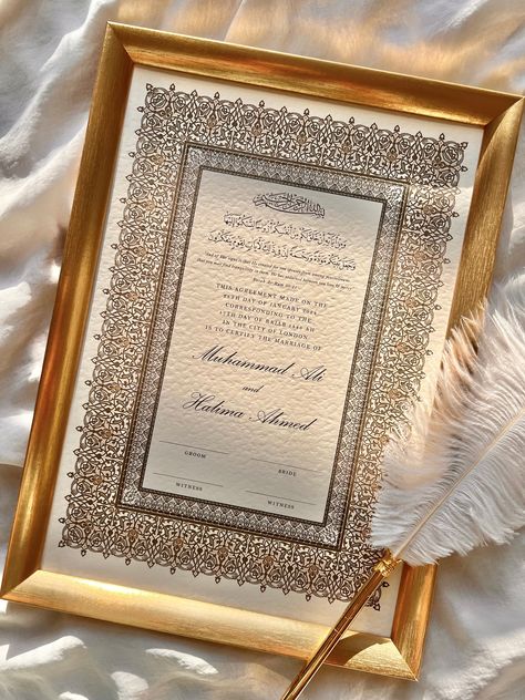 Nikah Contract, Feather Pens, Nikkah Nama, Nikkah Certificate, Details Photography, Wedding Certificate, Feather Pen, Photoshop Design Ideas, Shadow Video