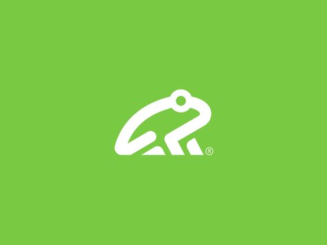 Frog by Roko Kerovec Frog Icon, Frog Logo, Space Animals, Frog Tattoos, Frog Design, Animal Logo, Show And Tell, Cool Logo, Toad