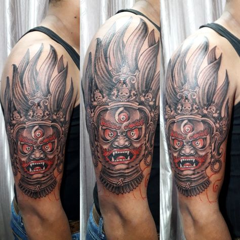 bhairav tattoo Artist: sanjay snj  @swostiktattoostudio Bhairav Tattoo Design, Bhairav Tattoo, Lord Shiva, Tattoo Artist, Polynesian Tattoo, Tattoo Design, Shiva, Tattoo Artists, Tattoo Designs