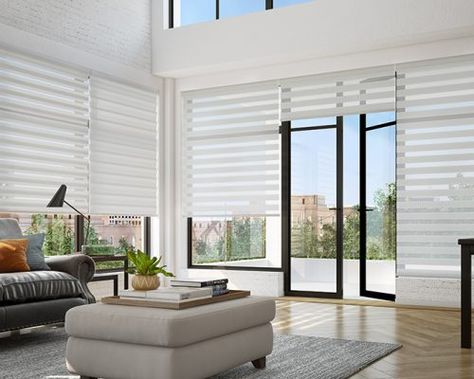 Roller Shades Kelowna Blinds For Large Windows, Window Blinds And Shades, Cellular Blinds, Best Blinds, Zebra Blinds, Horizontal Blinds, Double Vision, House Blinds, Faux Wood Blinds