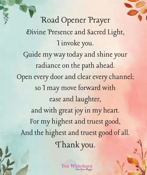 Road Opener Prayer Road Opener Spell, Teach Me To Pray, Road Opener, Hail Mary Prayer, Opening Prayer, Witch Spirituality, Rosary Prayer, Praying The Rosary, Spiritual Path