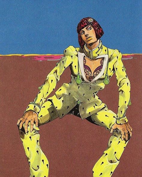 Bucciarati Icon, Bruno Buccellati, Jojo Pose, Bruno Bucciarati, Anatomy Drawing, Drawing Reference, Anatomy, Anime, On Instagram